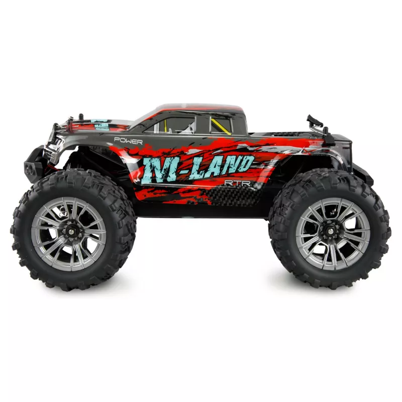 Amewi M-Land Monstertruck 48km/h 4WD 1 16 RTR Sarkans (22622)