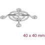 Ventilatora reste DELOCK 67304 metāla, 53×53 mm, sudraba — datora dzesēšanas piederums