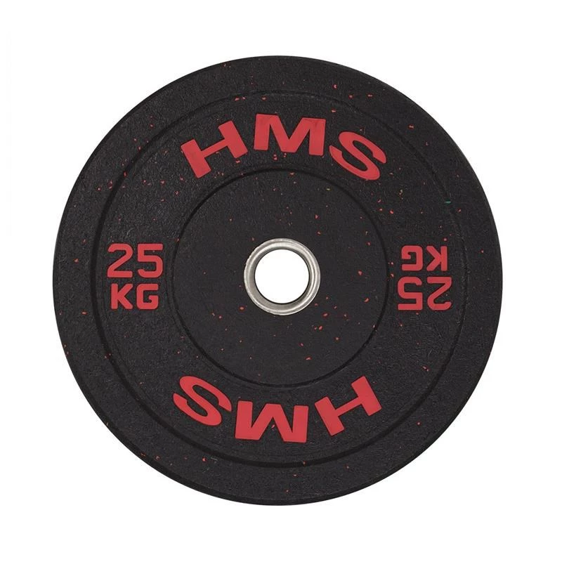 HMS Fitness HTBR25 1 gab. Olimpiskais gumijas pārklājuma svara disks