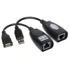 Genway USB-EX-50 saskarnes centrmezgls USB 2.0 melns