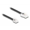 DeLOCK telefona kabelis, RJ45 spraudnis uz RJ11 spraudni, melns, 3 m
