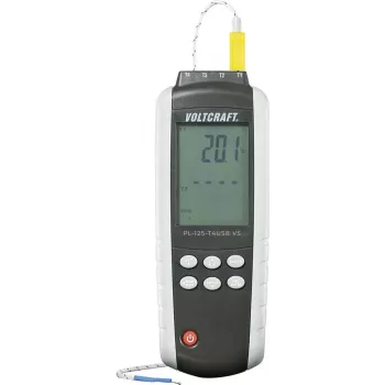 VOLTCRAFT PL-125-T4 temperatūras mērīšanas instruments -200 līdz +1372 °C Zonde Tips K, J (PL-125-T4)