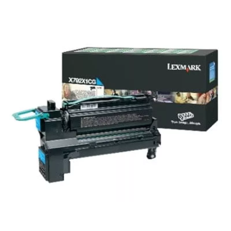 Lexmark X792X1CG - Toneris ciāna krāsā - priekš X792de, X792dte, X792dtfe, X792dtme, X792dtpe, X792dtse