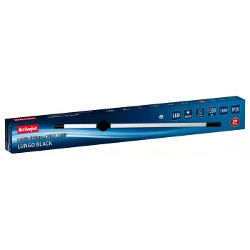 Activejet Lungo melna LED sienas lampa