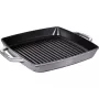 Grila panna Staub 40511-785-0 33 cm Indukcija Grafīta pelēks