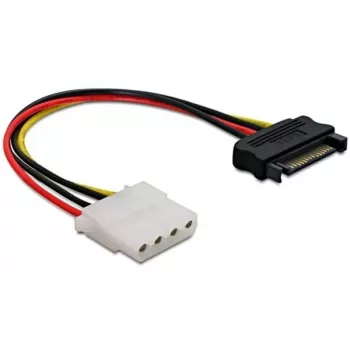 DeLOCK Strāvas SATA/Molex Kabelis Melns Sarkans 0.12 m 860115