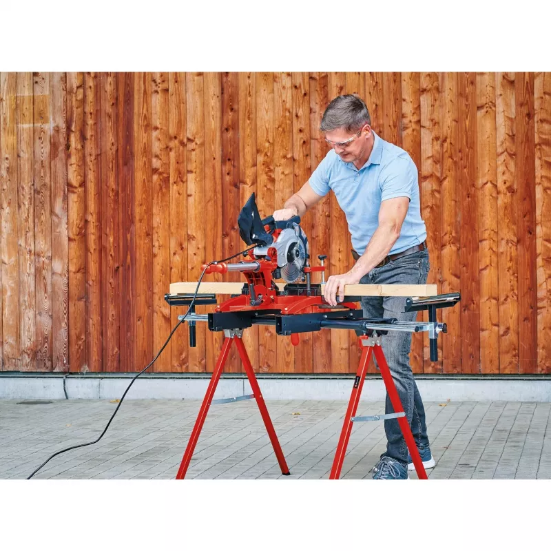Einhell MSS 1608 zāģa statīvs 4 kājas Melns Sarkans Maksimālā kravnesība 80 kg