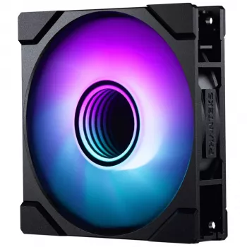 Phanteks M25 Gen2 120mm PWM D-RGB korpusa ventilators - melns