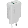 CANYON lādētājs OnCharge 250 25W 1xPD 1xQC EU Balts