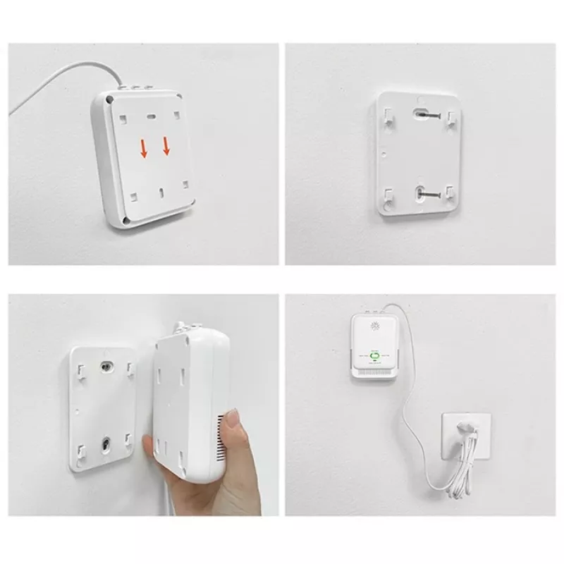 Gāzes noplūdes un oglekļa monoksīda detektors LED