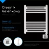 LED elektriskais vannas istabas radiators | AD 7823 | Radiators | 400 W | Balts | IP24