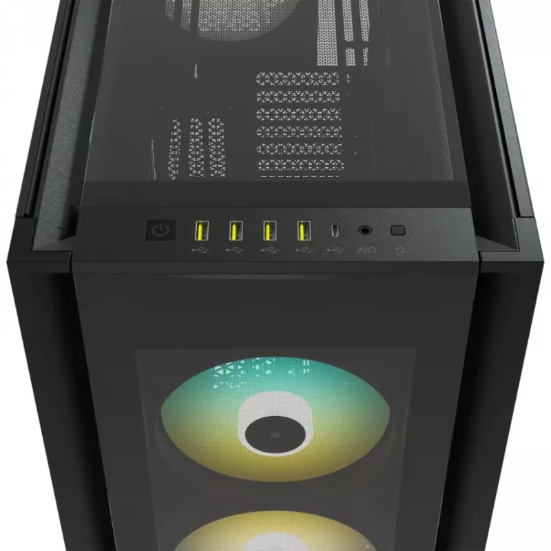 PC korpuss Corsair iCUE 7000X RGB Full Tower melns