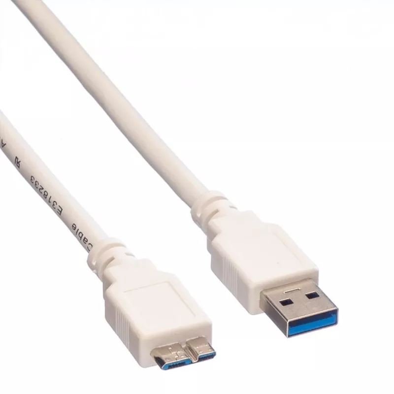 USB 3.0 kabelis A - Micro B M/M 0.8 m 11.99.8873 VALUE