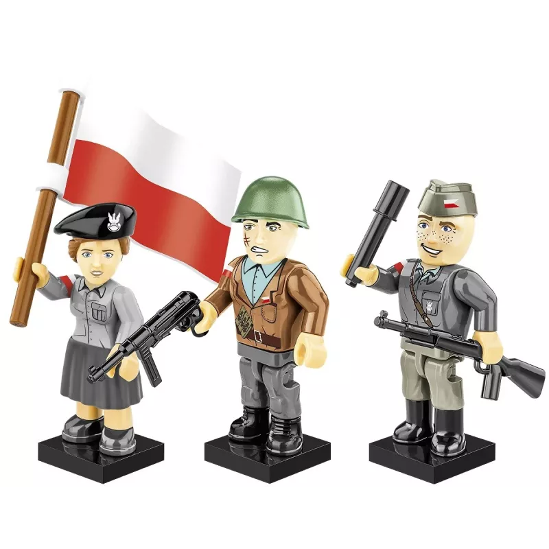 Vēsturiskā kolekcija Otrais pasaules karš /2057/ VARŠAVAS SACELŠANĀS 1944 3Figūras/35Bloki