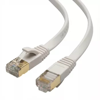 Kabeļa vads Captiva 80280 RJ45 CAT 8 1m Balts