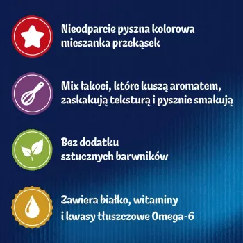 Kaķu barības paciņa Felix Party Mix Oriģināls 60 g — pieaugušiem kaķiem, paciņa