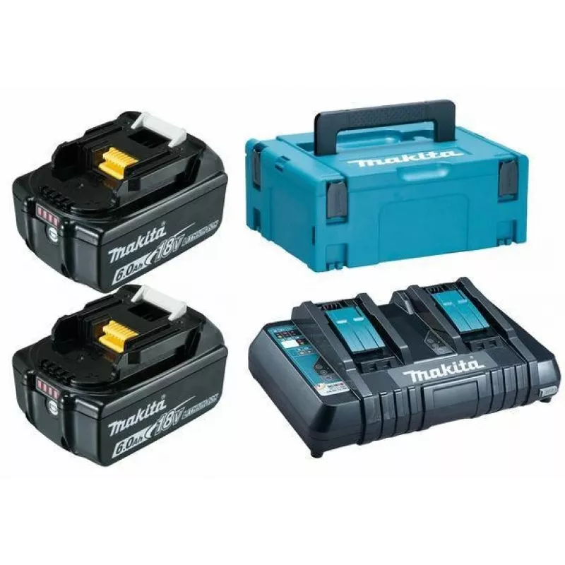 Makita 198077-8 bezvada instrumenta akumulators / lādētājs Akumulatora un lādētāja komplekts
