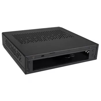 Akasa Cypher MX3 - Mini Tower - PC - SGCC - Melns - Thin Mini-ITX - Cietais disks - Barošana (A-ITX38U3-M1B)