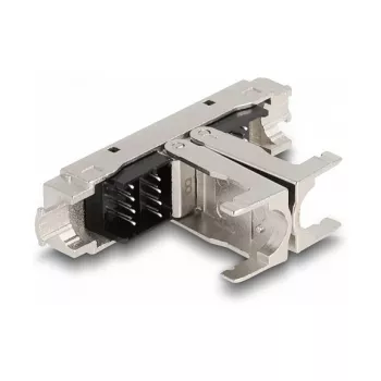 DeLOCK RJ45 sakabe LSA–LSA Cat.8.1 bez instrumentiem, melna