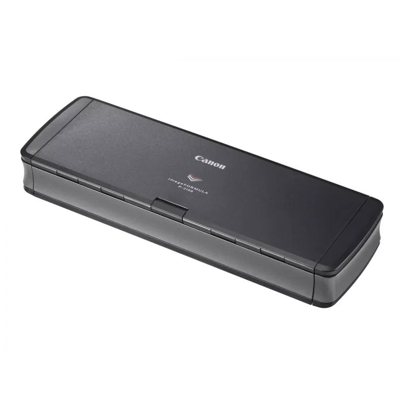 Canon imageFORMULA P-215II pārnēsājams abpusējs dokumentu skeneris, 216 x 1000 mm, 600 x 600 DPI, 24 biti, lokšņu padeves skeneris, melns, pelēks, CMOS CIS