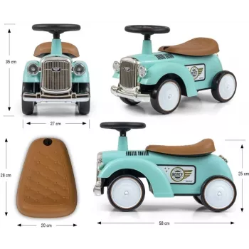 Rāpjamo rotaļlieta milly mally Royce piparmētru krāsā — modelis 5473