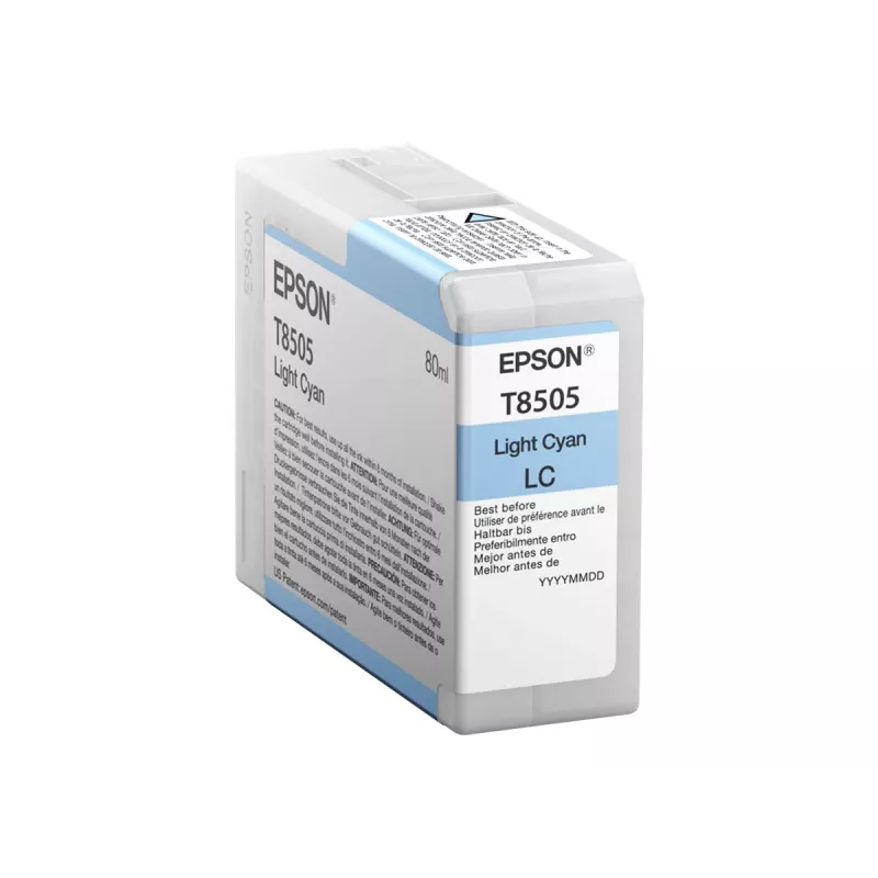 Epson Singlepack Light ciāna T850500, Gaiši ciāna, Pigmenta bāzes tinte, 80 ml, 1 gab.
