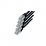 Tīkla kabelis S/CONN melns Cat6 S/FTP 0,5 m