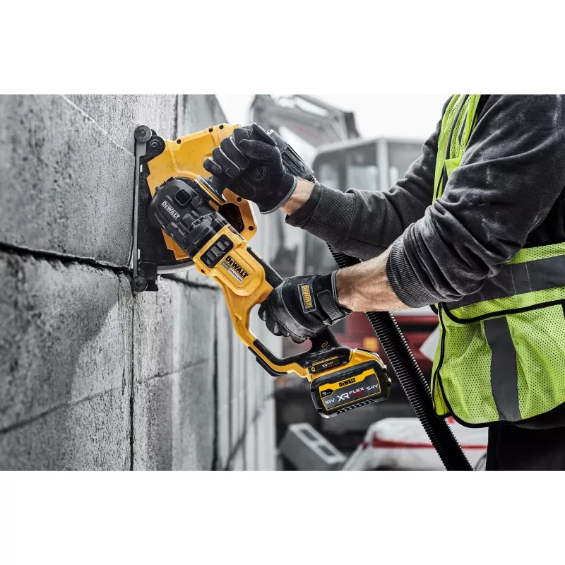 Leņķa slīpmašīna DeWalt DCG460N-XJ 54V bezsuku motors, 230 mm disks