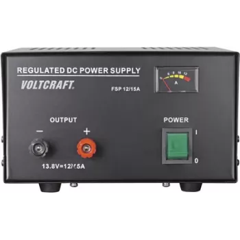 Laboratorijas līdzstrāvas barošanas bloks Voltcraft FSP-11312 — 13,8 V, 12 A, 165 W