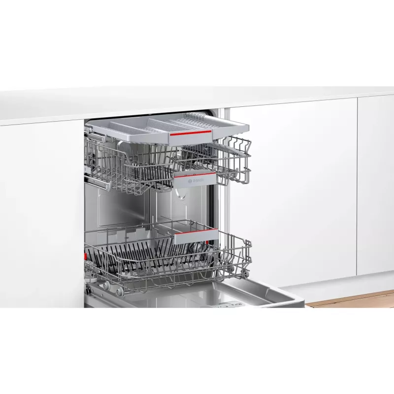 Bosch Sērija 4 SMV4HVX00E trauku mazgājamā mašīna Pilnībā iebūvējama 14 galda klājumu komplekti