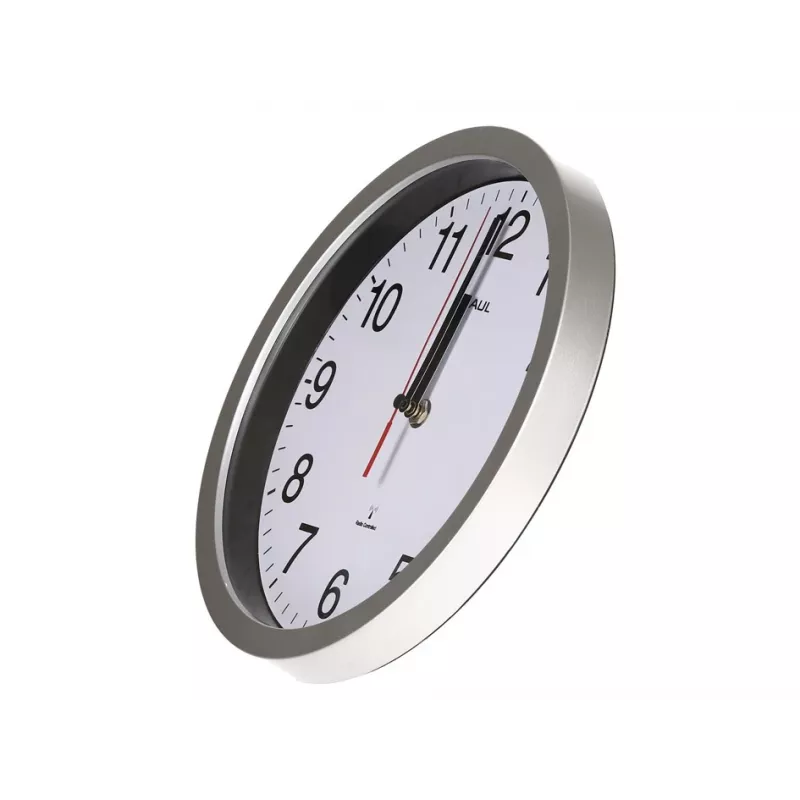 Jakob Maul GmbH MAUL Wanduhr MAULrun, sienas, aplis, balta, plastmasa, AA, 1,5 V