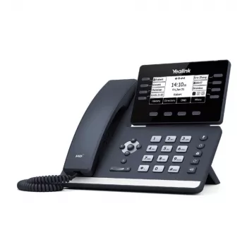 Yealink SIP-T53C VoIP tālrunis, 2x RJ45 1000 Mb/s, displejs, PoE, USB