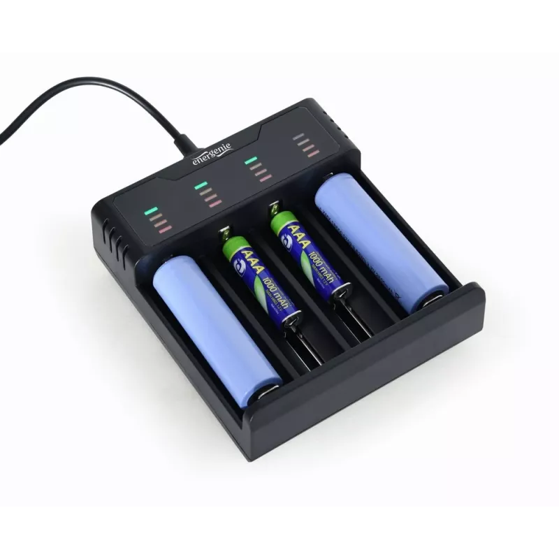 Baterijas lādētājs Gembird BC-USB-02 USB Litija-Jonu NiCd NiMH