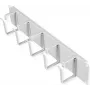 Plāksteru panelis ROLINE 19 collu 2 U pelēks tērauds 480x85x80mm