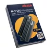 Akasa A-M2HS01-KT02 datora dzesēšanas sistēma, cietvielu diska siltuma izkliedētājs/radiators, melns 1 - 2 (A-M2HS01-KT02)
