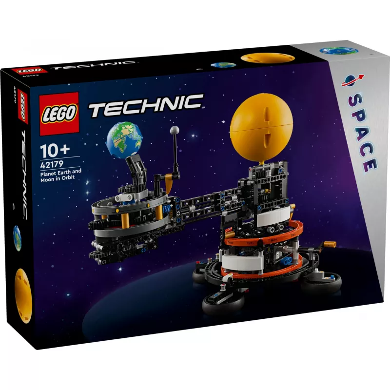 LEGO Technic Planēta Zeme un Mēness Orbītā Kosmosa Spēles Bērniem No 10 Gadiem Saules Sistēmas Būvējamā Rotaļlieta Ar Planētām