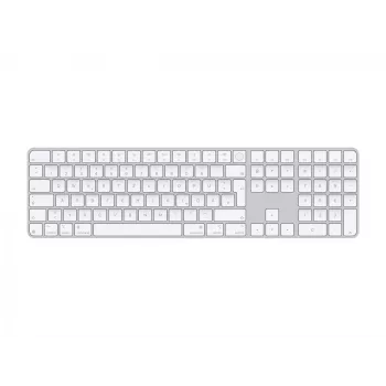 tastatūra Apple Magic MXK73D/A Universal USB + Bluetooth QWERTZ German balta