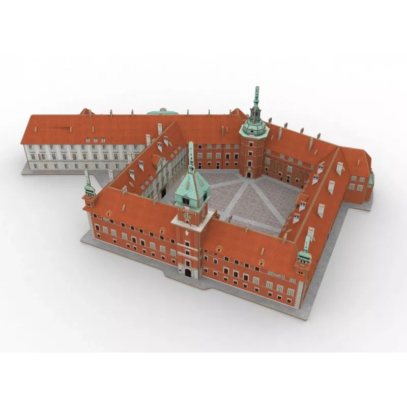 3D puzle Cubicfun Karaliskā pils Varšavā modelis 306-20268 – kartona arhitektūras modelis, mērogs un detaļu skaits nav norādīts
