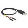 USB kabelis DeLOCK 85402 0.3 m USB A melns