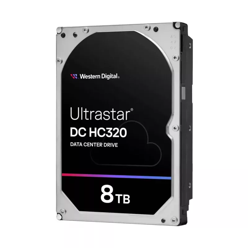 Iekšējais 3,5 collu SAS cietais disks Western Digital Ultrastar DC HC320 8 TB, 7200 RPM, 12 Gbit/s, 256 MB kešatmiņa