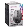 Bezvadu pele Defender Silent Click Feam pelēka 52298