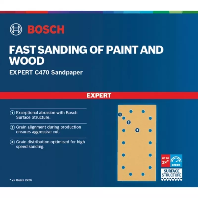 Bosch Expert C470 Smilšpapīrs