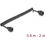 Tīkla kabelis DeLOCK 90671 RJ-45 Cat5e 2 m Melns