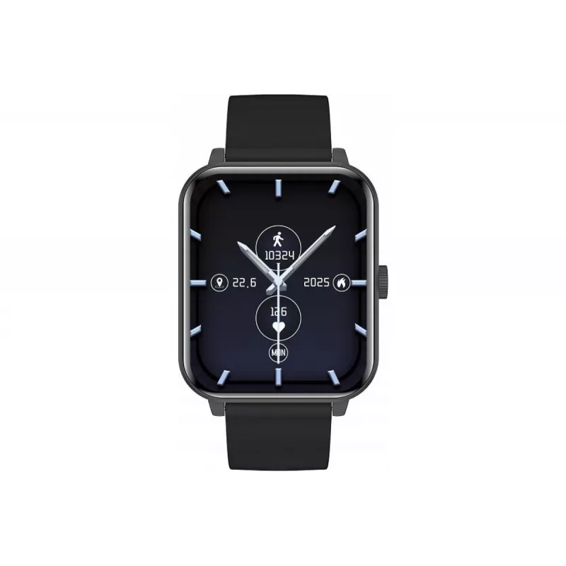 myPhone Watch Classic 2 4,7 cm (1,85 inch) IPS Digital 240 x 284 pikseļi Skārienekrāns Melns