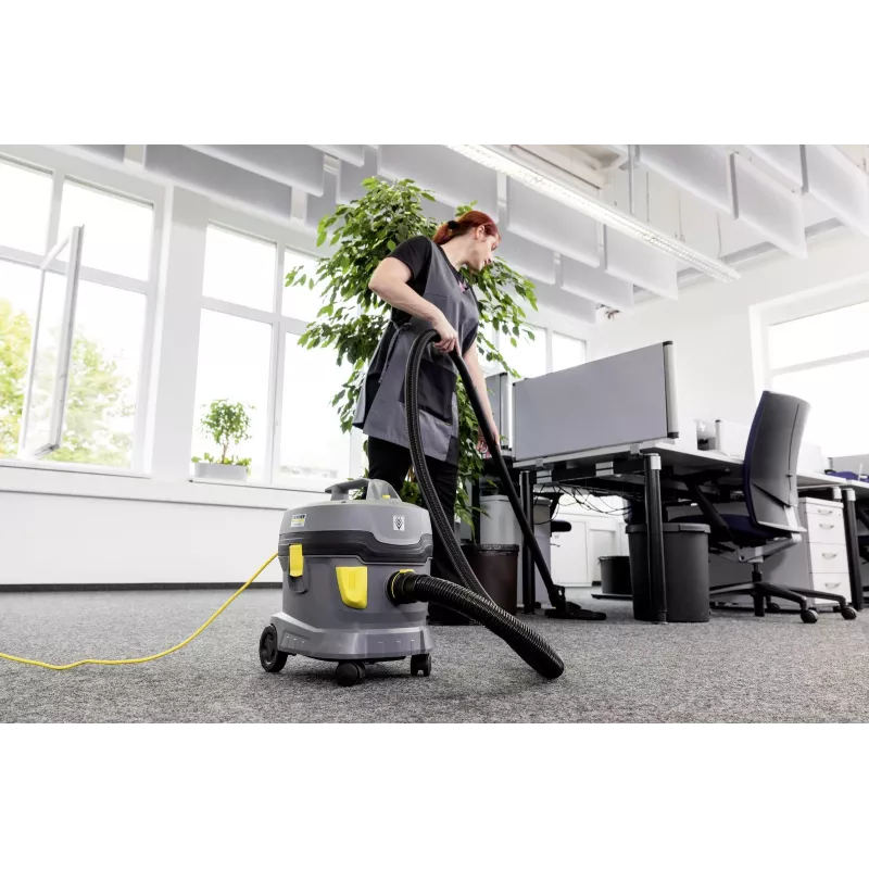 Mucas putekļsūcējs Karcher AG T 11/1 Classic — sausā putekļsūcējs, 11 L putekļu tvertne, 850 W, 23,5 kPa, 2 m šļūtene, teleskopiskā caurule