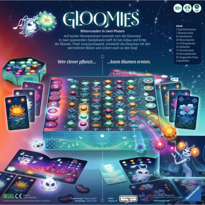 Gloomies, Galda spēle