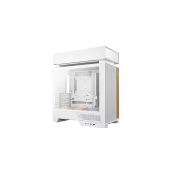 PC korpuss DeepCool CL660 WH Balts — ATX/Micro-ATX/Mini-ITX, rūdīts stikls, atbalsta ATX/PS2/SFX/SFX‑L barošanas blokus