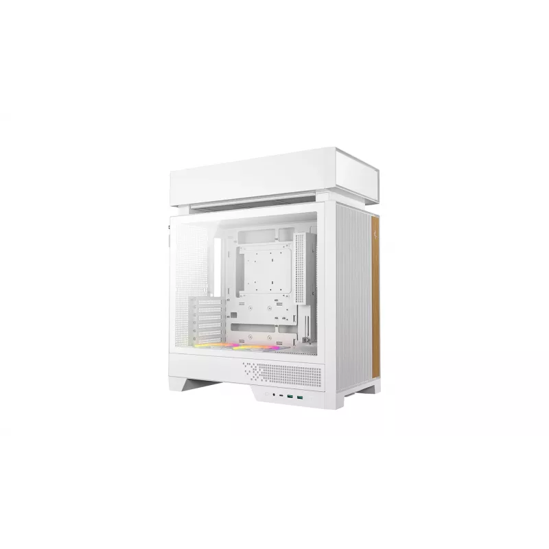 PC korpuss DeepCool CL660 WH Balts — ATX/Micro-ATX/Mini-ITX, rūdīts stikls, atbalsta ATX/PS2/SFX/SFX‑L barošanas blokus