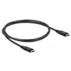 Delock - USB kabelis - USB-C (M) uz USB-C (M) - USB4 / Thunderbolt 3 / DisplayPort - 20 V - 5 A - 80 cm - atbalsta Power Delivery 3.0, atbalsta 8K 60 Hz (7680 x 4320), atbalsts