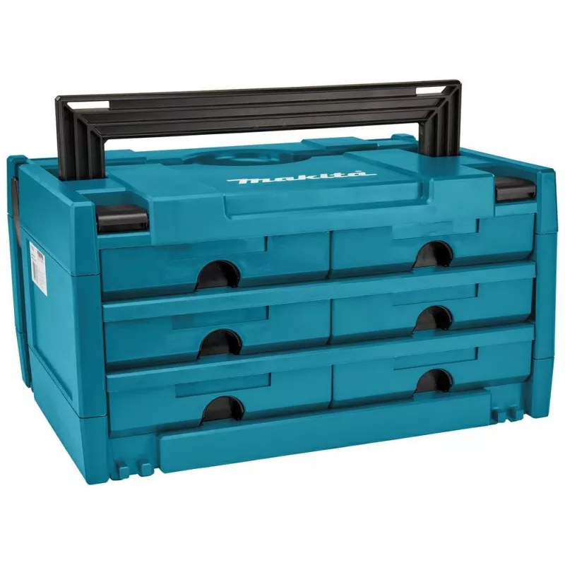Makita MAKSTOR 3.6 Sīkdaļu kaste Melna, Zila